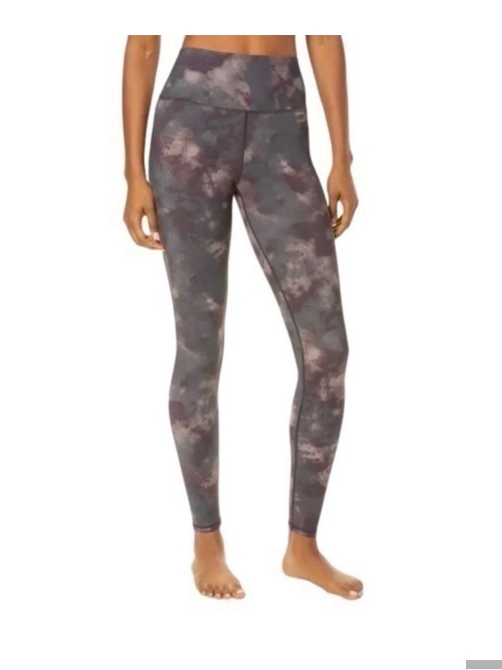 ALO Yoga Solarized Tie Dye purple and grey High Waist Athletic